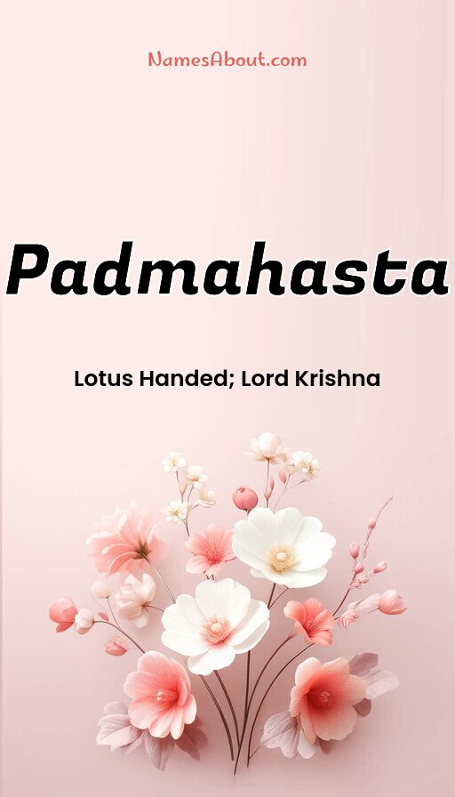 Meaning of Padmahasta