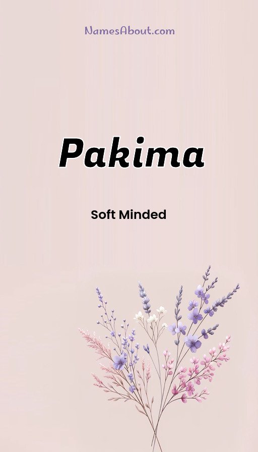 Meaning of Pakima