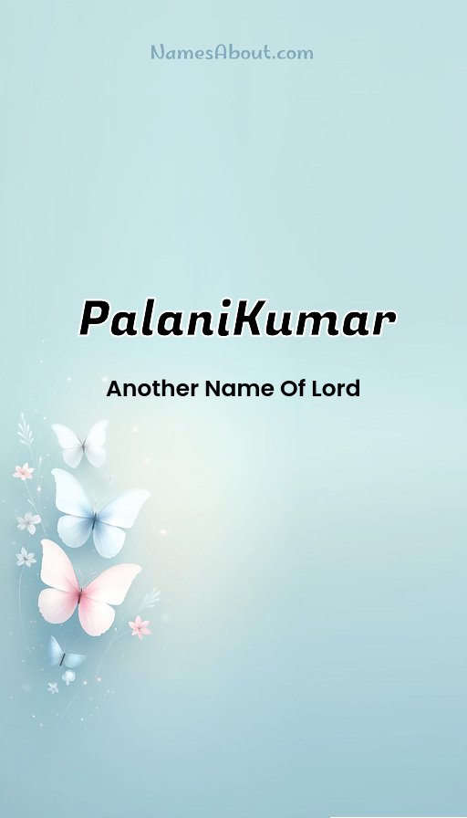 Meaning of Palanikumar