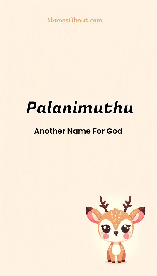 Meaning of Palanimuthu