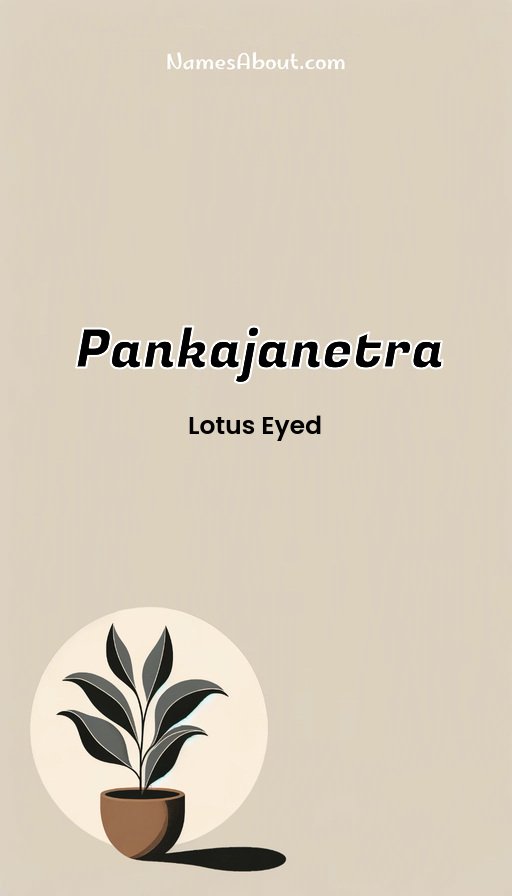 Meaning of Pankajanetra