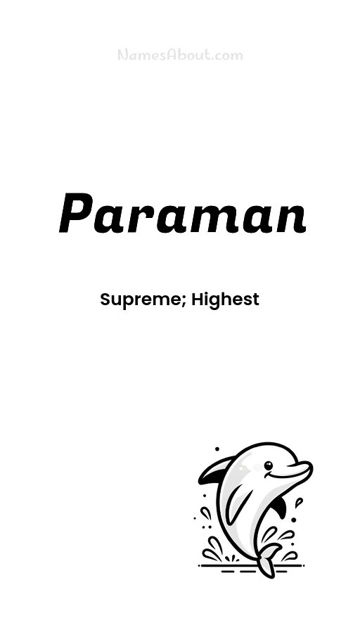Meaning of Paraman