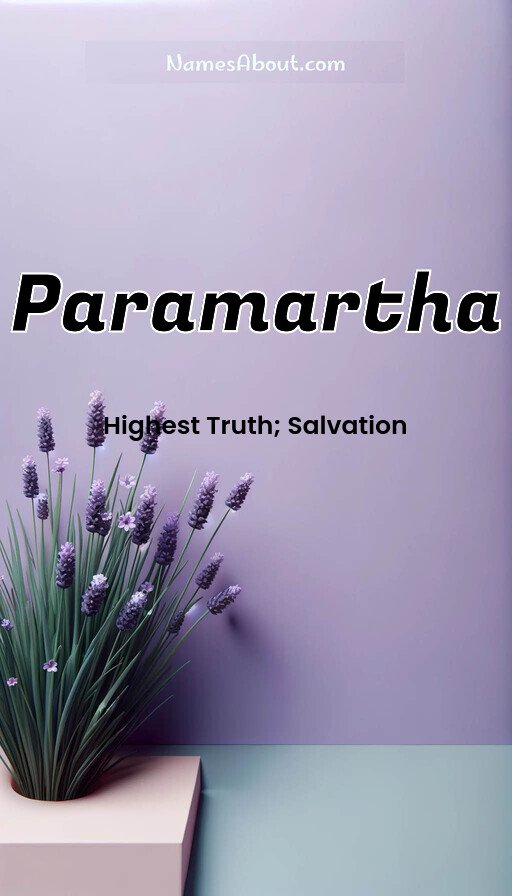 Meaning of Paramartha