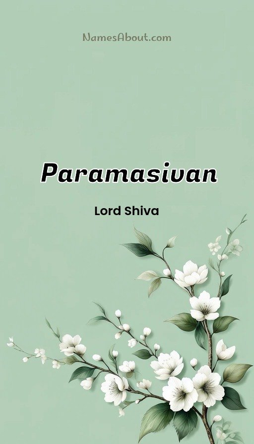 Meaning of Paramasivan