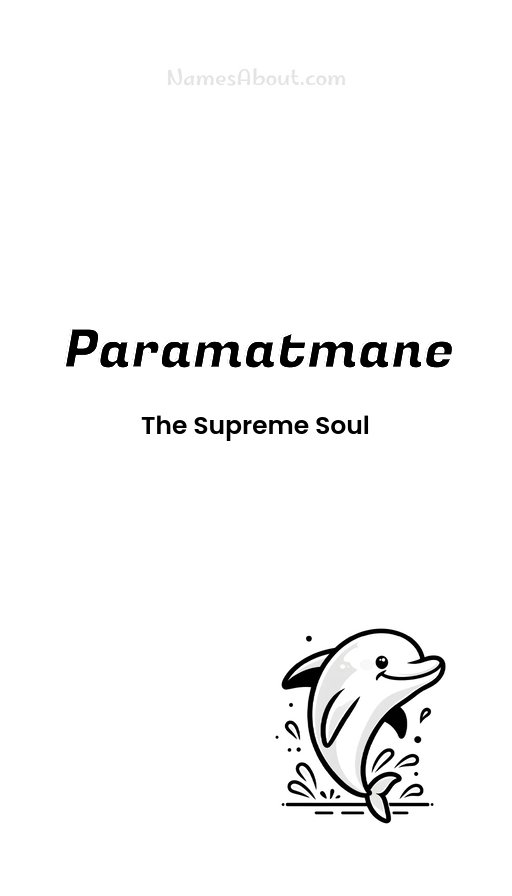 Meaning of Paramatmane