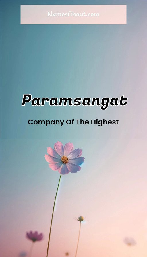 Meaning of Paramsangat