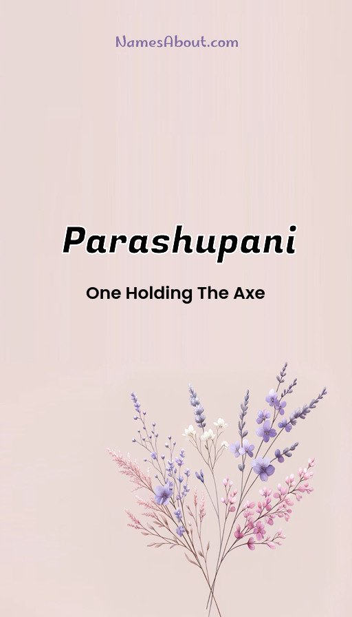 Meaning of Parashupani
