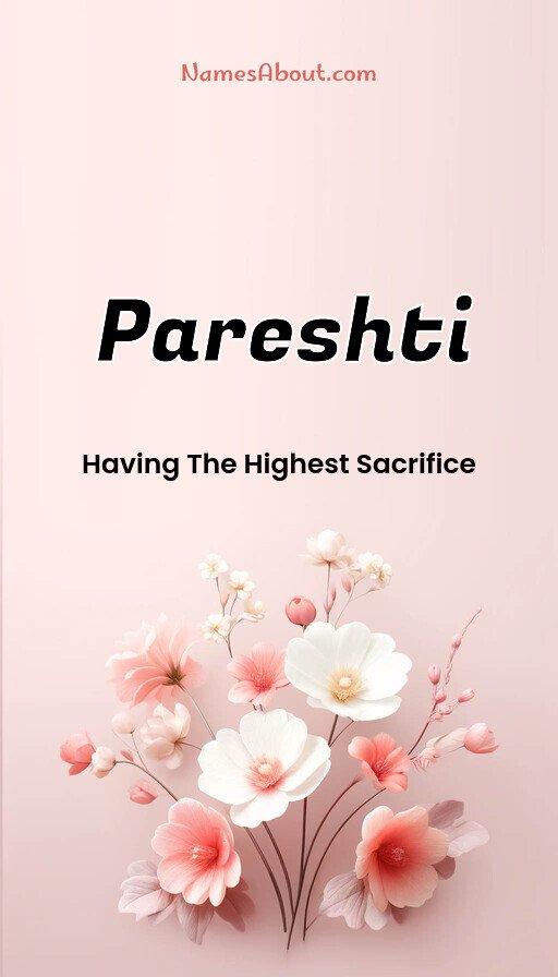 Meaning of Pareshti