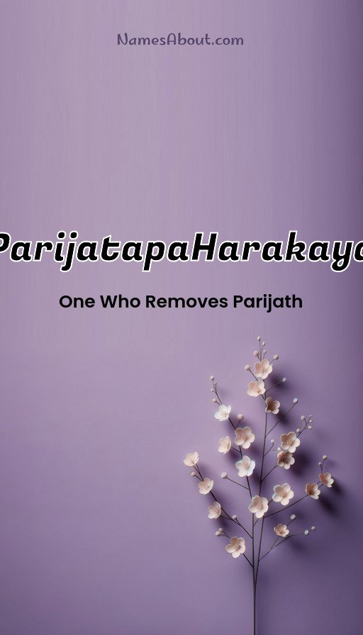 Meaning of ParijatapaHarakaya