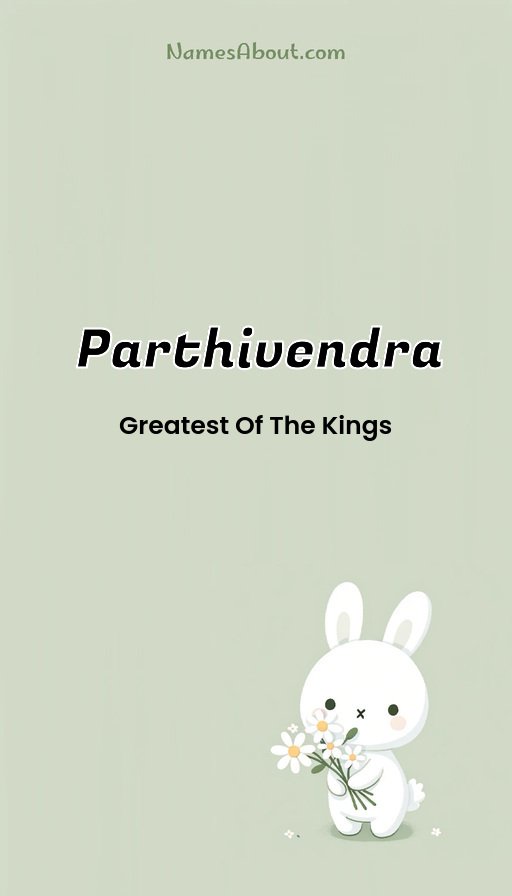 Meaning of Parthivendra