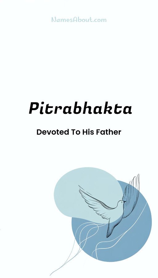 Meaning of Pitrabhakta