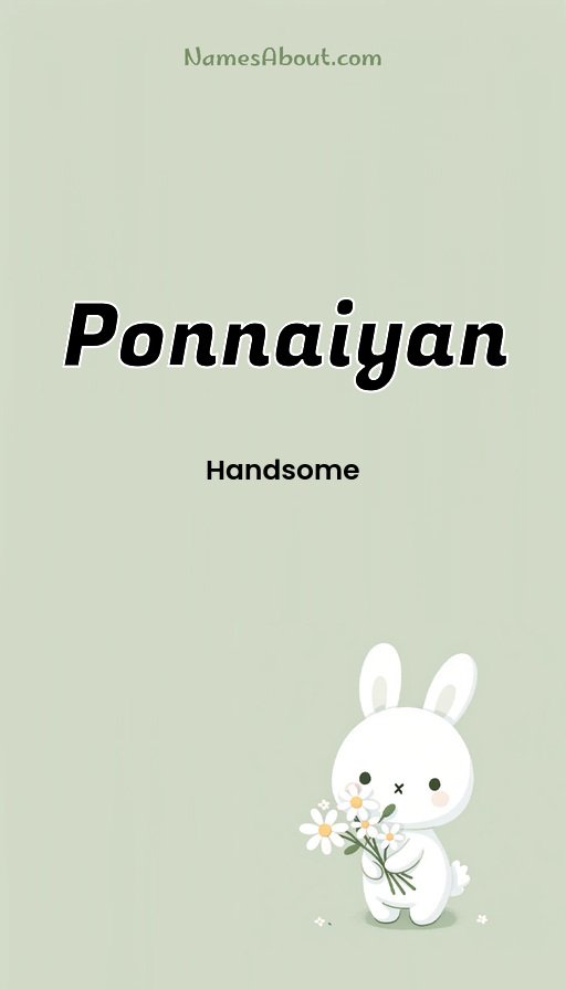 Meaning of Ponnaiyan