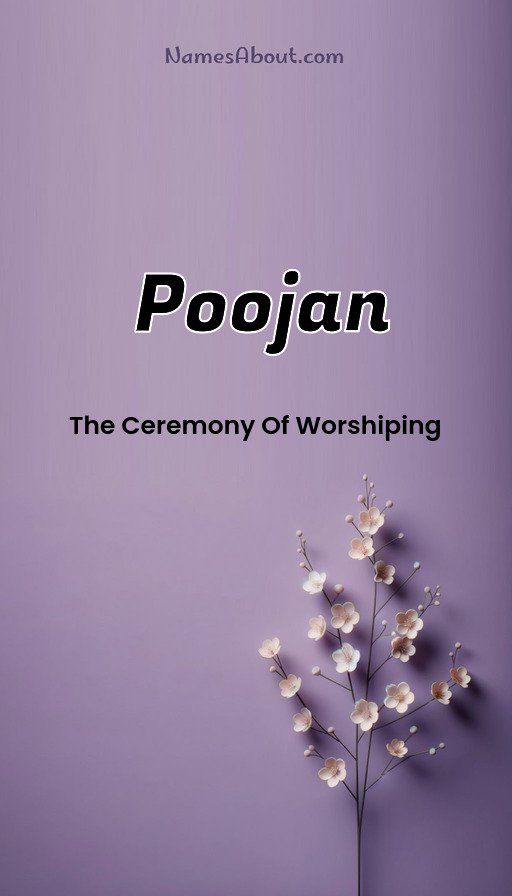 Meaning of Poojan