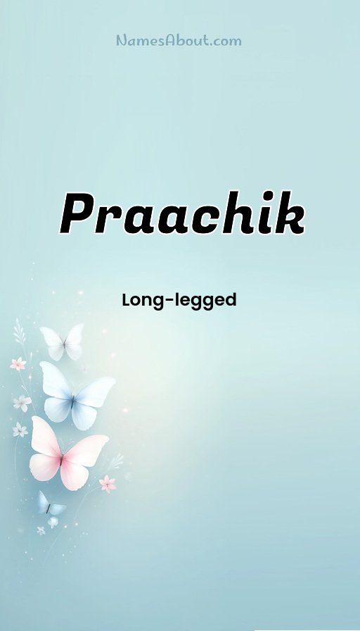 Meaning of Praachik