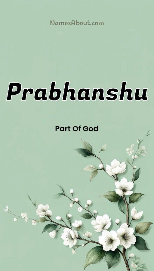 Meaning of Prabhanshu