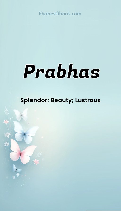 Meaning of Prabhas