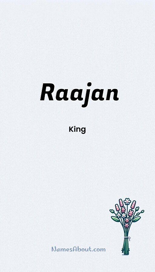 Meaning of Raajan