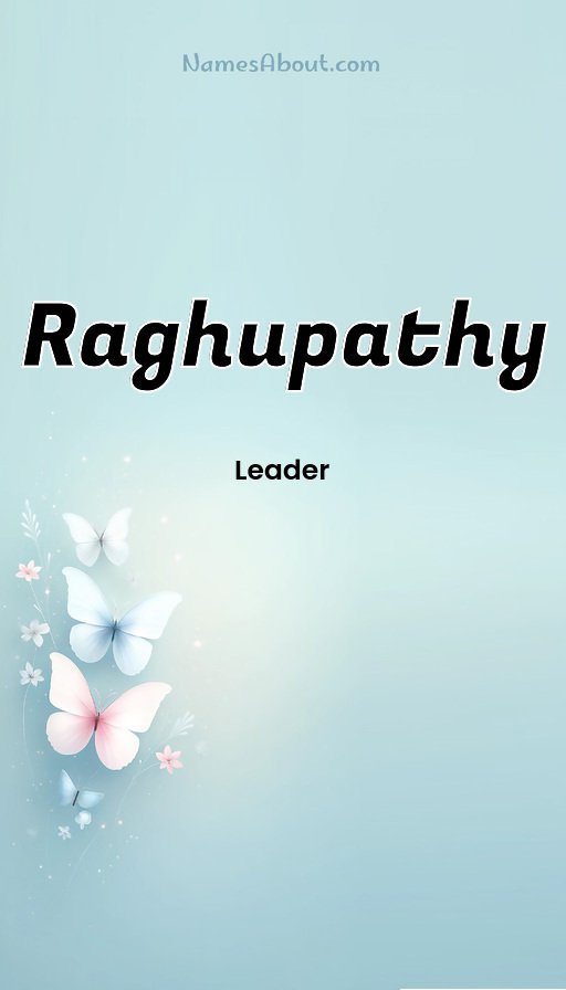 Meaning of Raghupathy