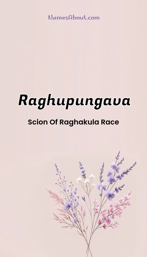 Meaning of Raghupungava