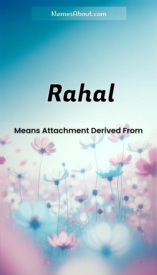 Meaning of Rahal