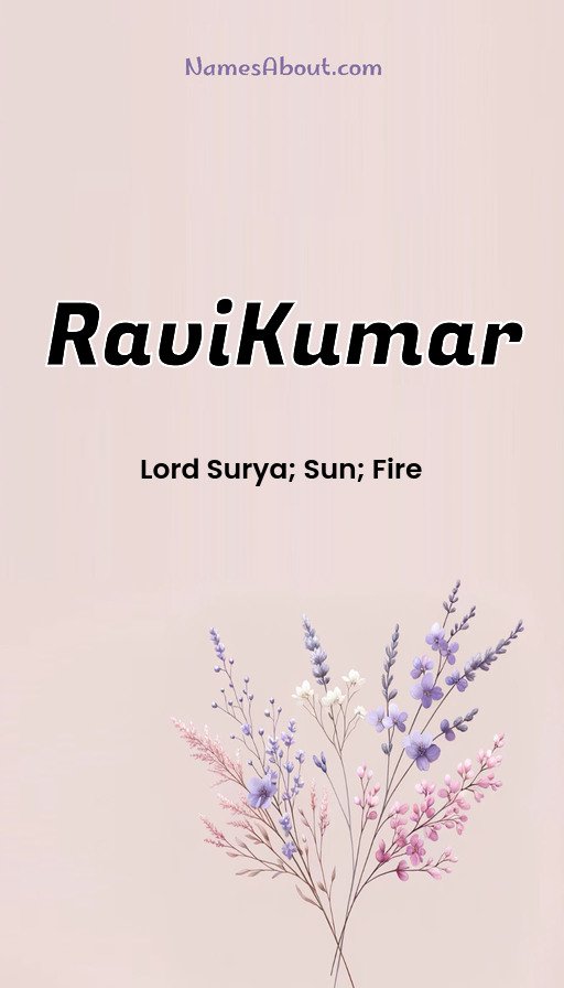 Meaning of Ravikumar