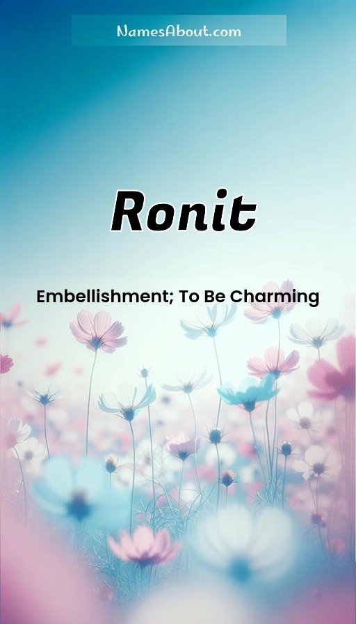 Meaning of Ronit