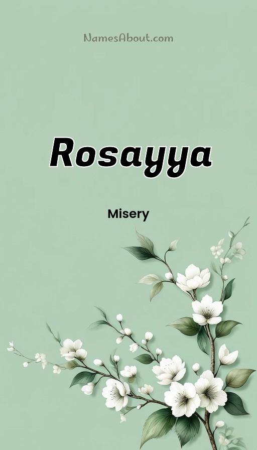 Illustration of Rosayya