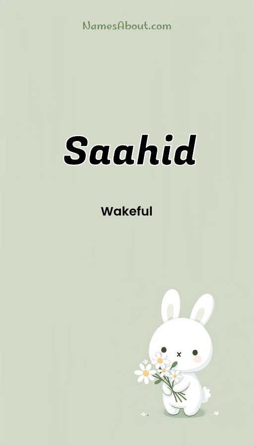 Meaning of Saahid