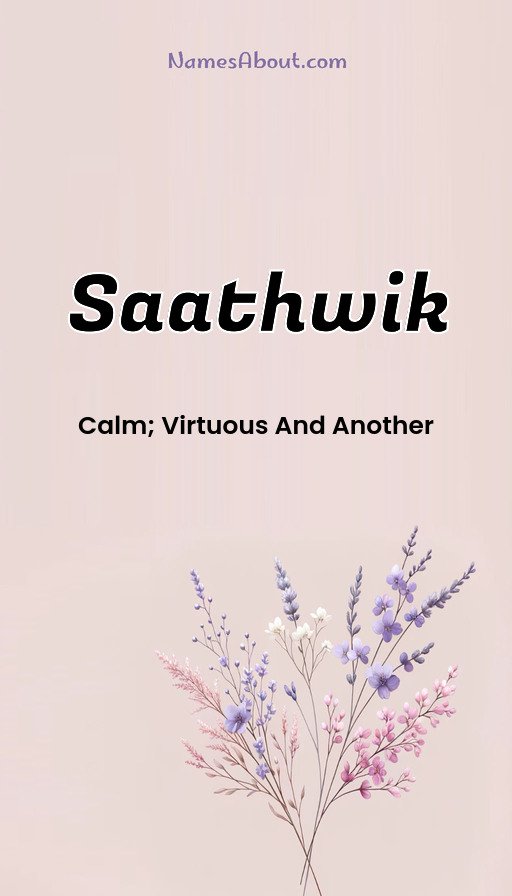 Meaning of Saathwik