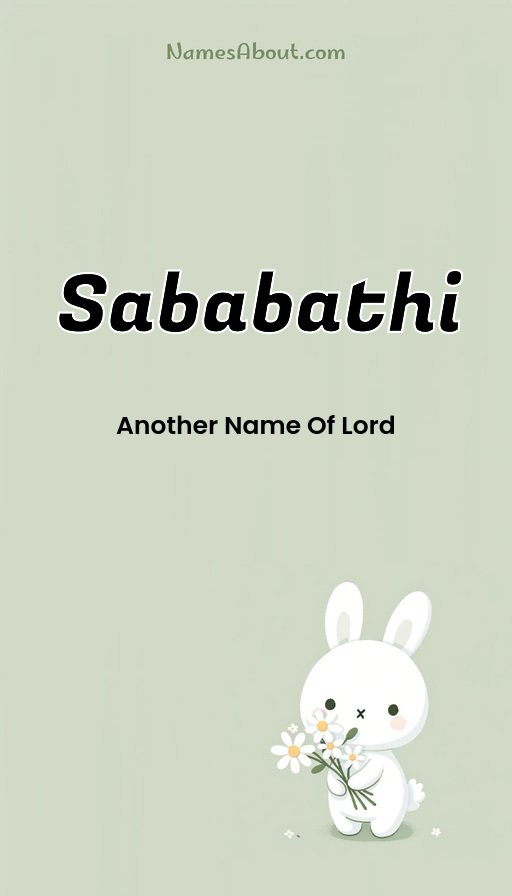 Meaning of Sababathi