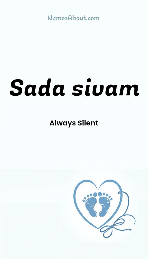 Meaning of Sada sivam