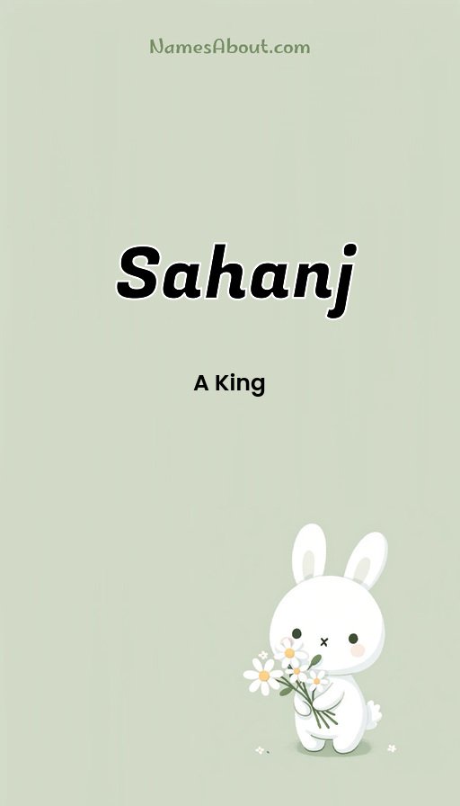 Meaning of Sahanj