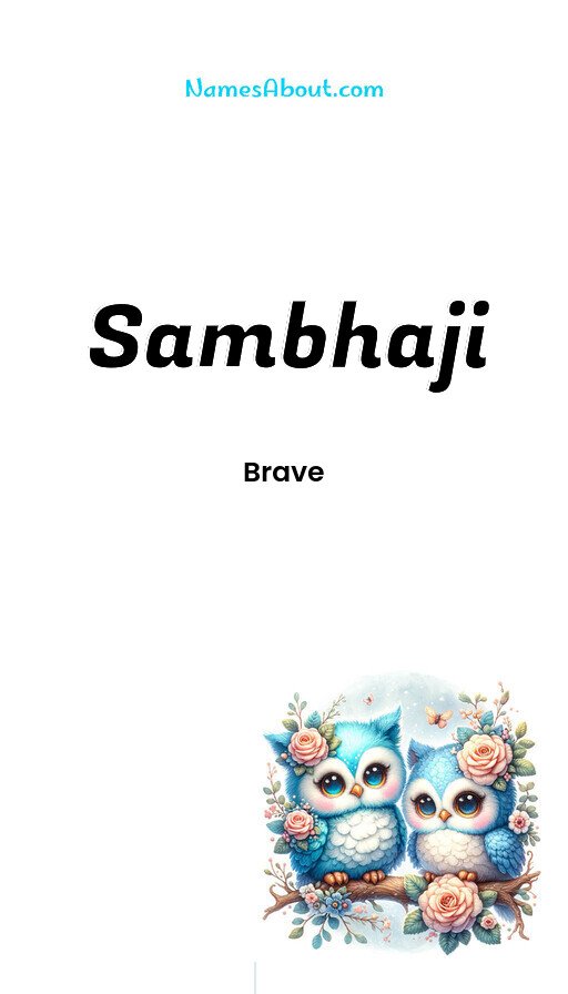 Meaning of Sambhaji