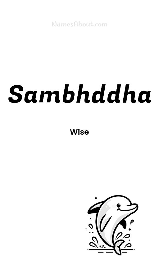 Meaning of Sambhddha