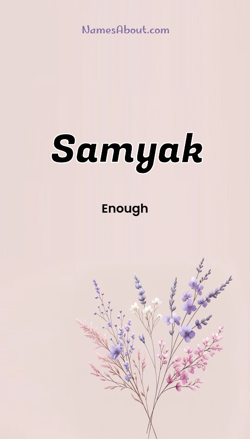 Meaning of Samyak