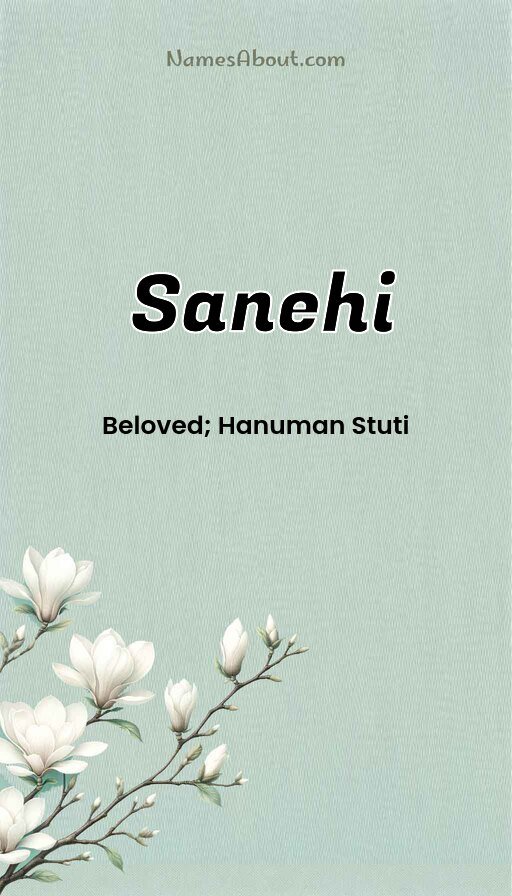 Meaning of Sanehi