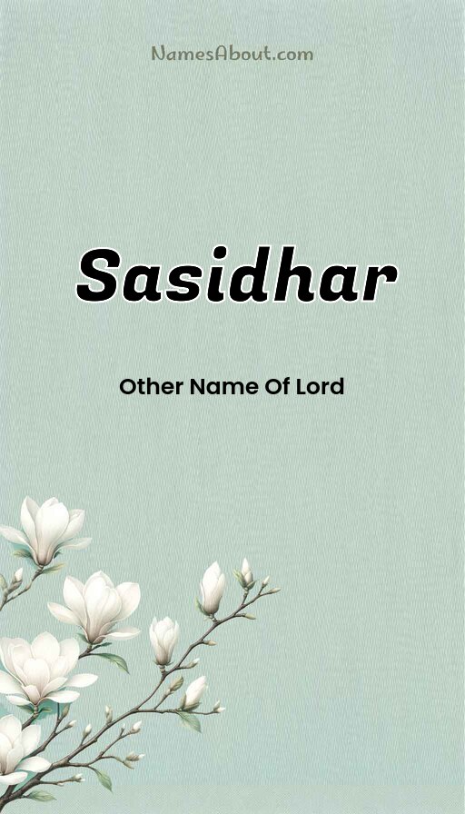 Meaning of Sasidhar