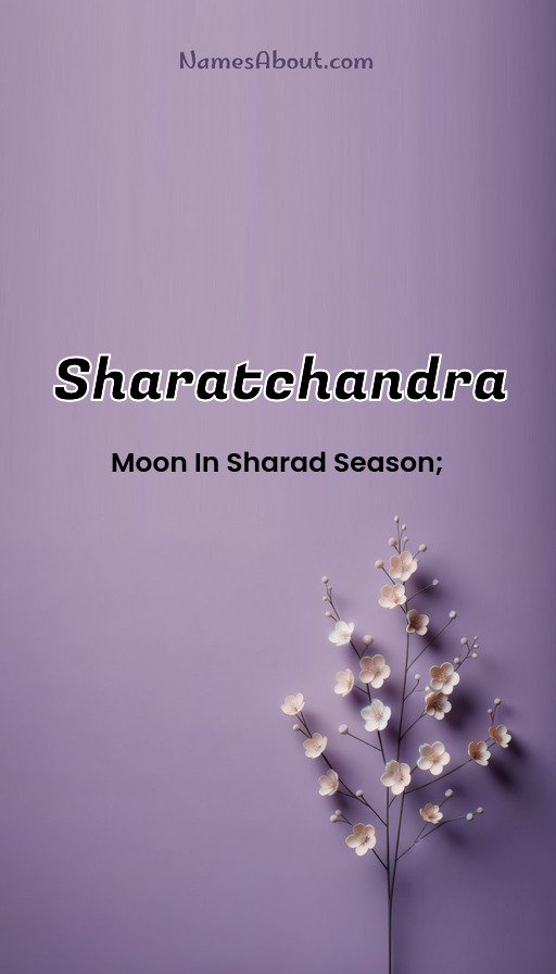 Meaning of Sharatchandra