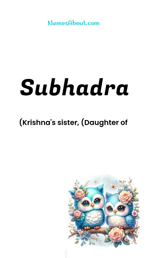 Meaning of Subhadra
