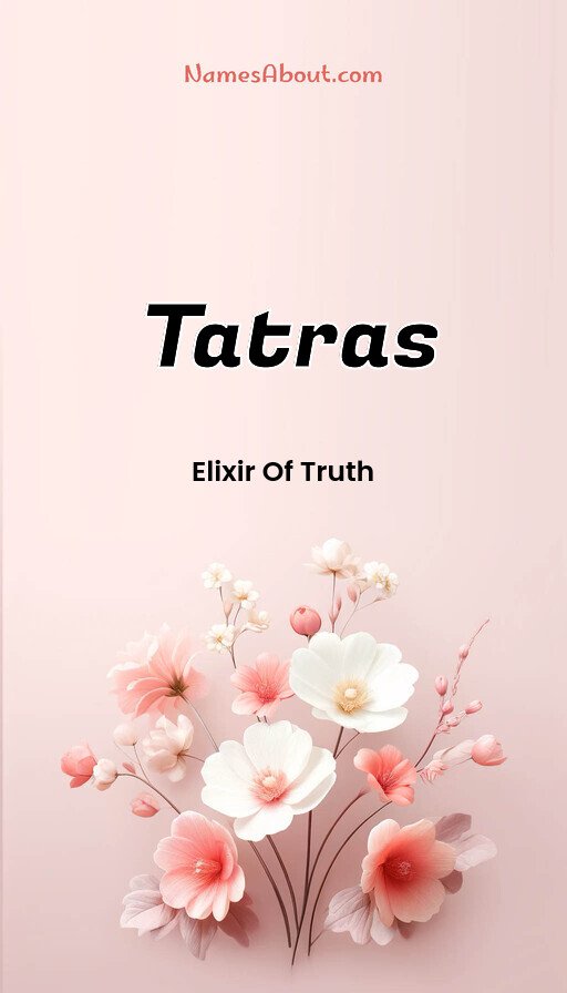 Meaning of Tatras