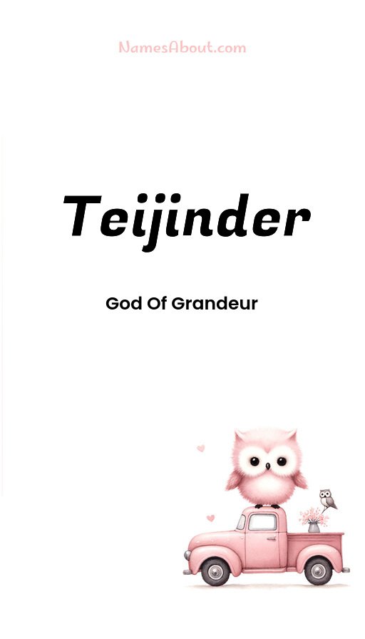 Meaning of Teijinder