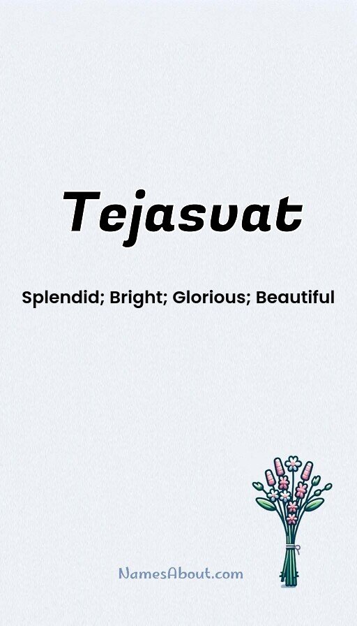 Meaning of Tejasvat