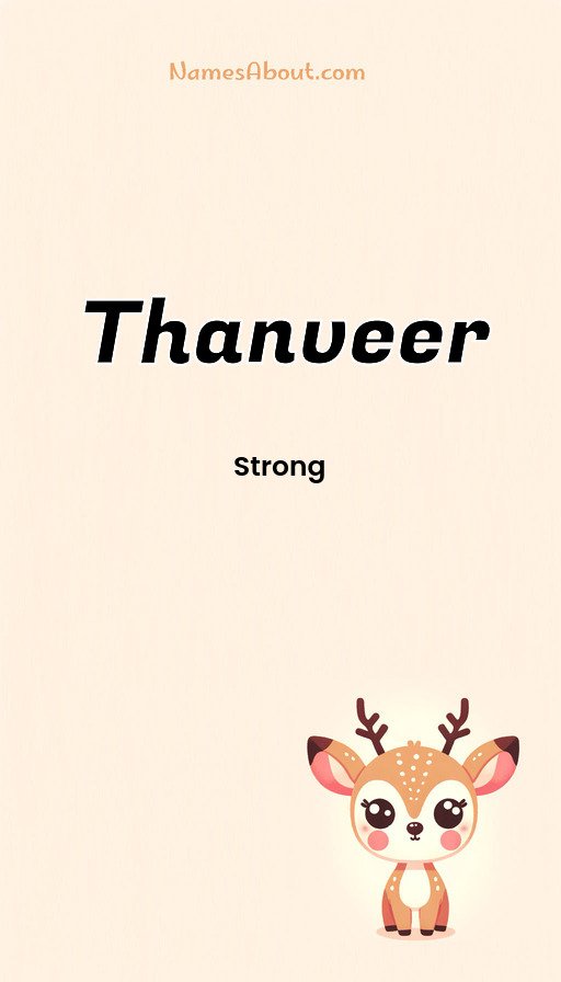 Meaning of Thanveer