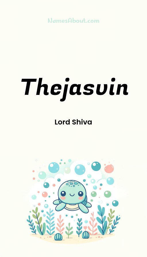 Meaning of Thejasvin