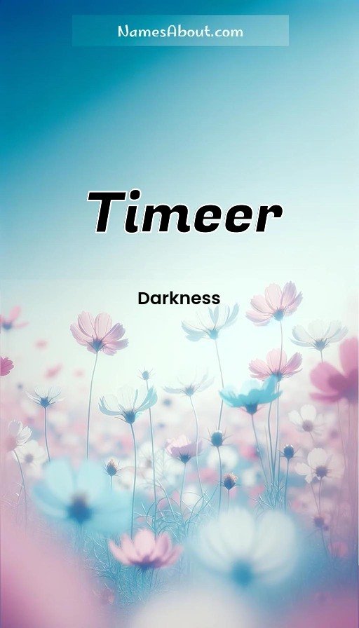 Meaning of Timeer