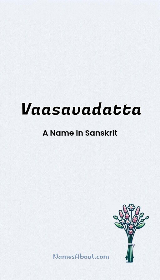 Meaning of Vaasavadatta