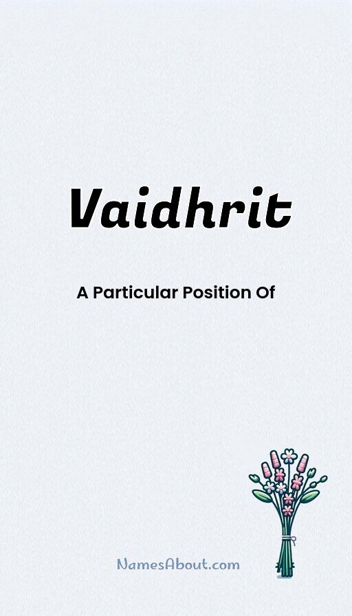 Meaning of Vaidhrit