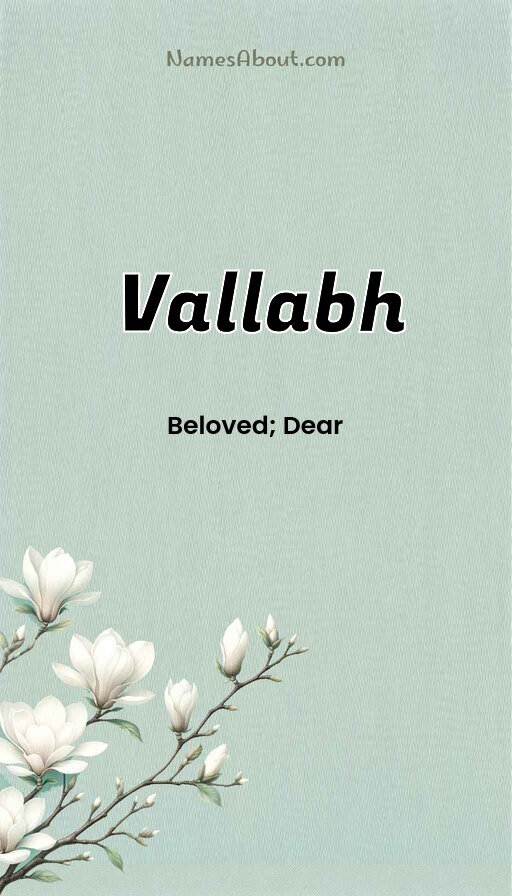 Meaning of Vallabh