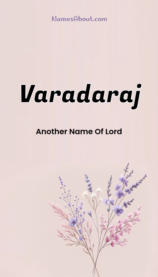 Meaning of Varadaraj