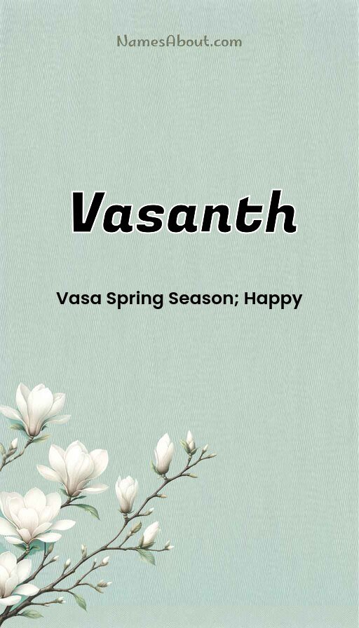 Meaning of Vasanth